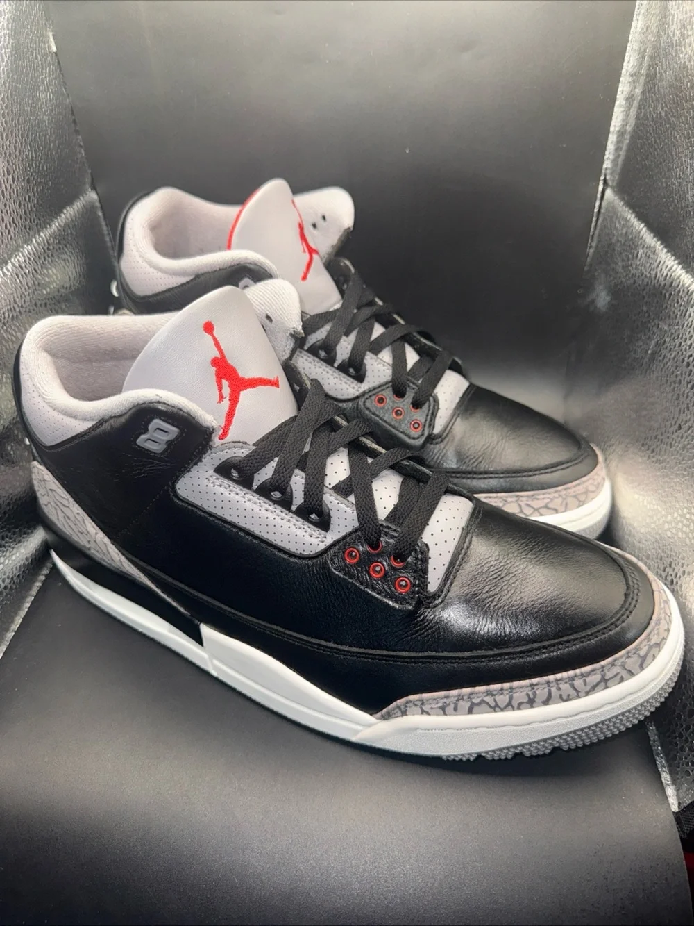 Size 12.5 - Air Jordan 3 Retro OG 2024 Black Cement, DN3707-010, Clean. No Box
